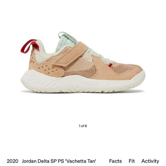 2020 Jordan Delta SP PS Vanchetta Tan Sneakers Gym Shoes | Size 9 (preowned) - Picture 1 of 10